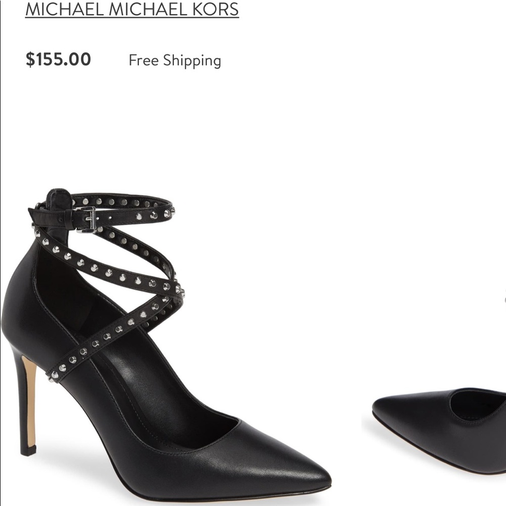 MICHAEL KORS JEANNIE STUDDED HEEL NORDSTROM 9.5